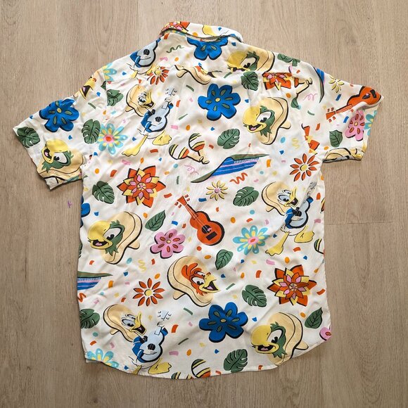 Epcot Disney Three Caballeros Disney Parks Collard Shirt - Picture 2 of 6
